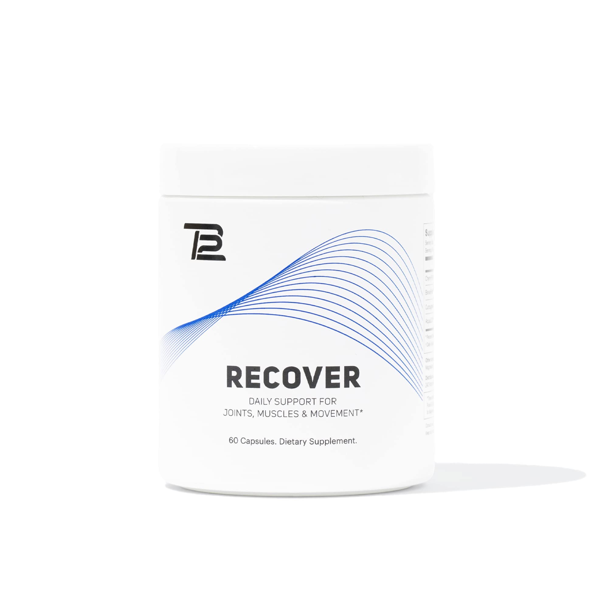TB12 Recover - Premium Natural Recovery Supplement with Tart Cherry Egg Membrane Curcumin and Boswellia to Support Muscle Recovery Joint Mobility and a Healthy Inflammatory Response