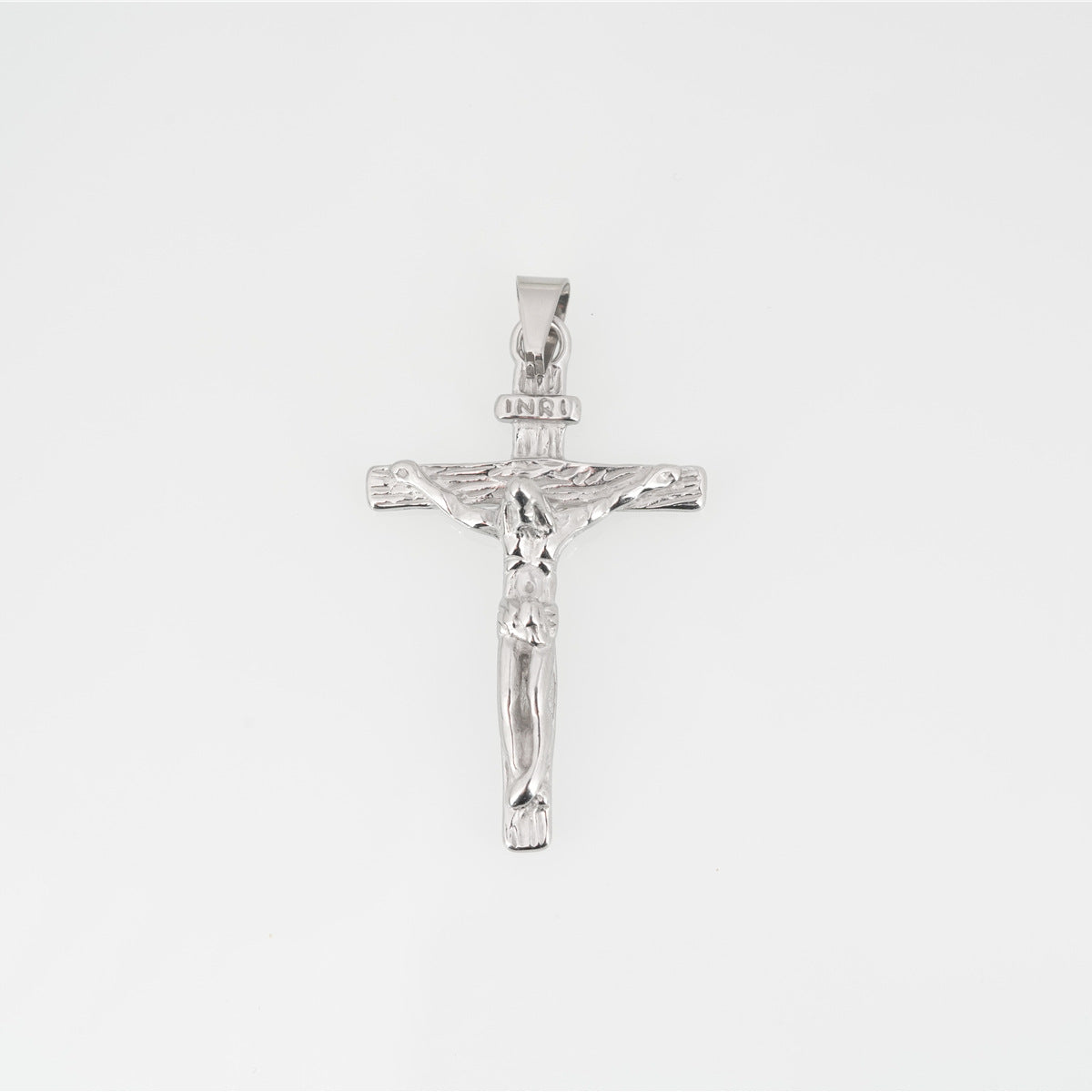 Titanium Steel Cross Pendant Necklace for Men and Women