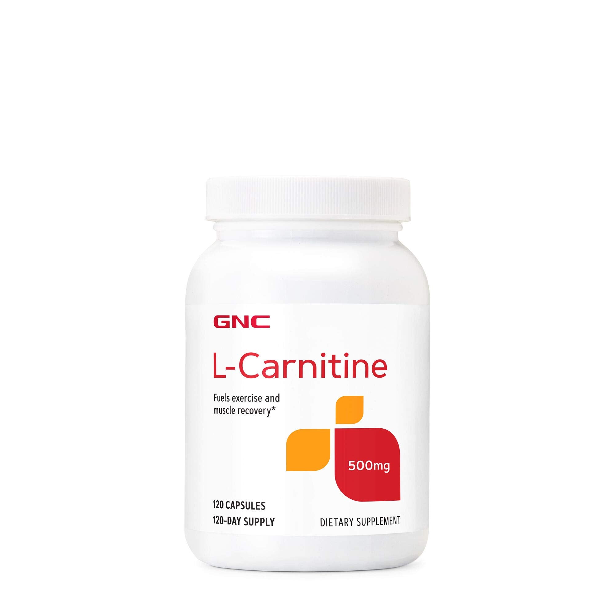 GNC L Carnitine 500mg Supplement Supports Muscle Recovery 120 Servings