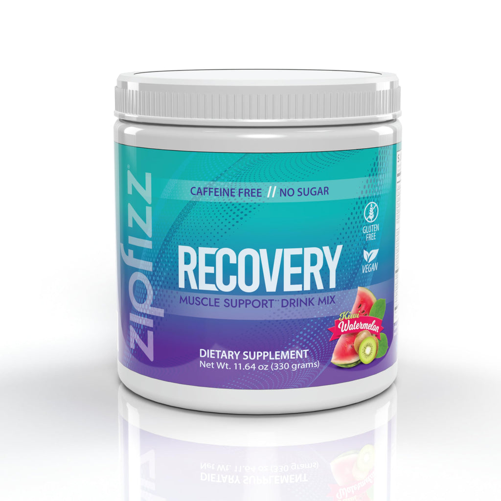 Zipfizz Muscle Recovery Drink Mix: Enhance Performance with Vitamins Minerals and Amino Acids for Rapid Muscle Repair and Recovery - Includes L-Glutamine Tart Cherry Extract L-Carnitine